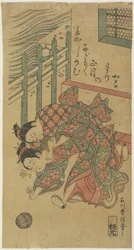 Two Girls Playing with Thread Ball, mid 18th century